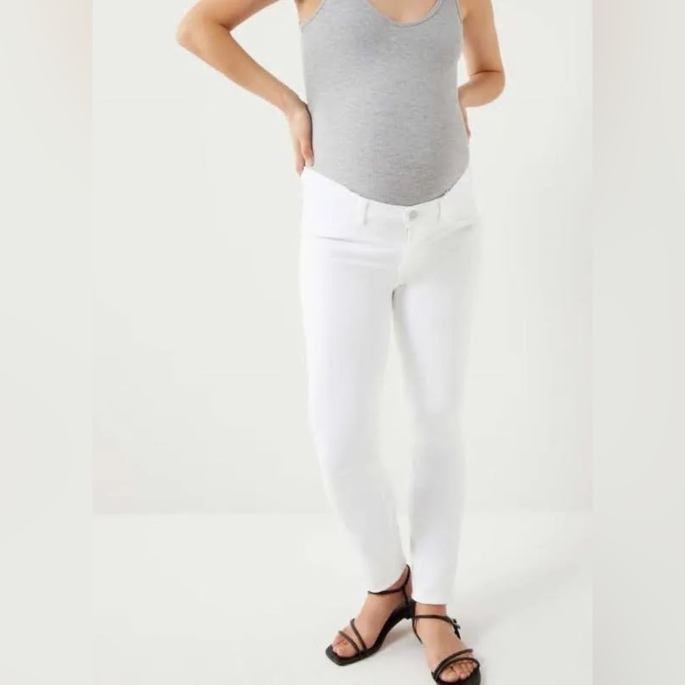 J Brand White Maternity Jeans Size 27